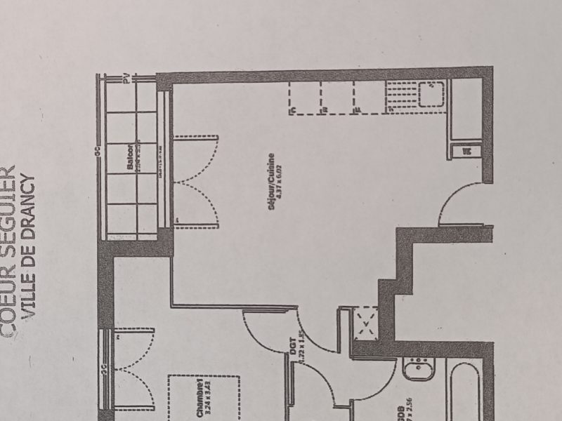 #68 A VENDRE APPARTEMENT 2 PIECES AVEC BALCON ET PARKING